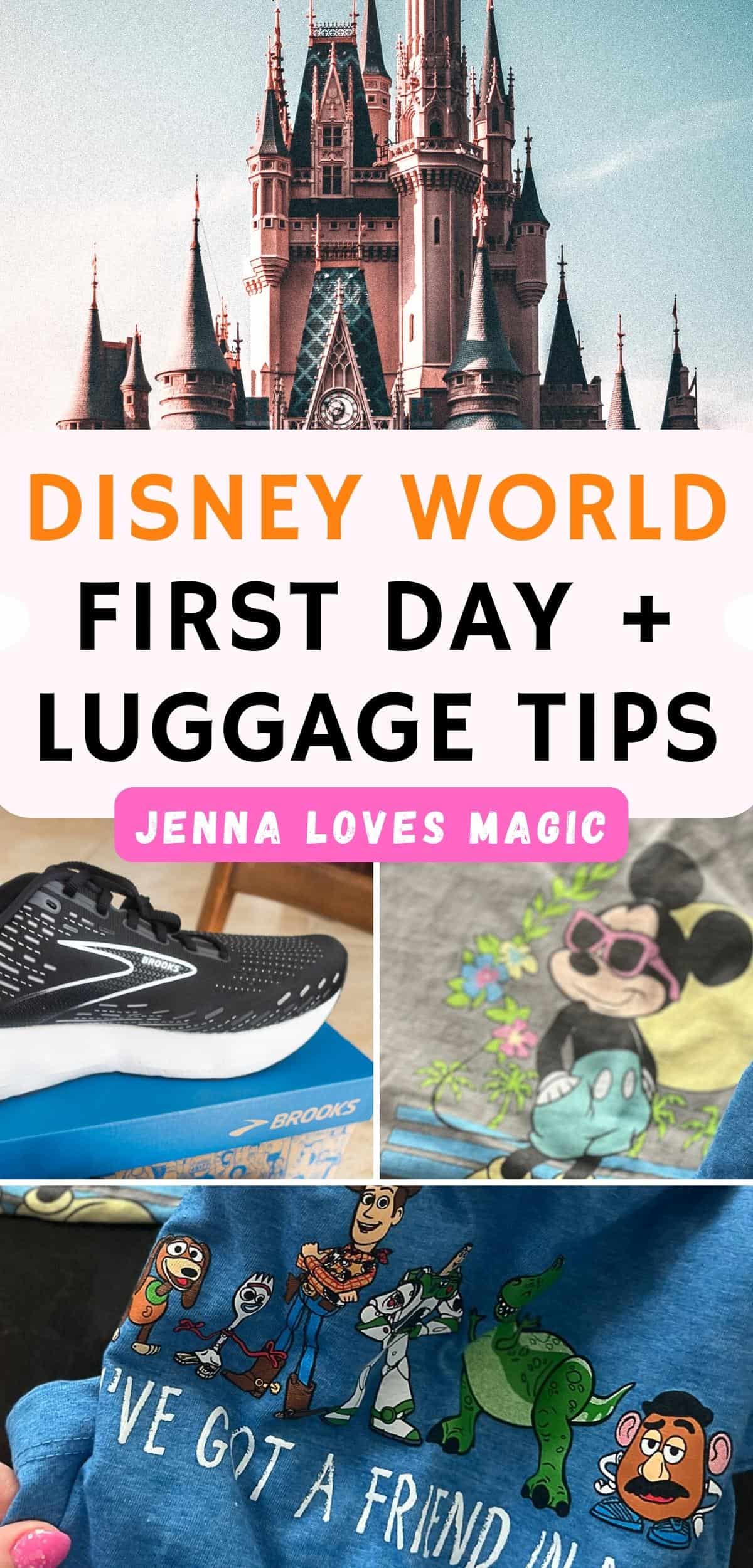 Disney First Day Luggage Planning Tips