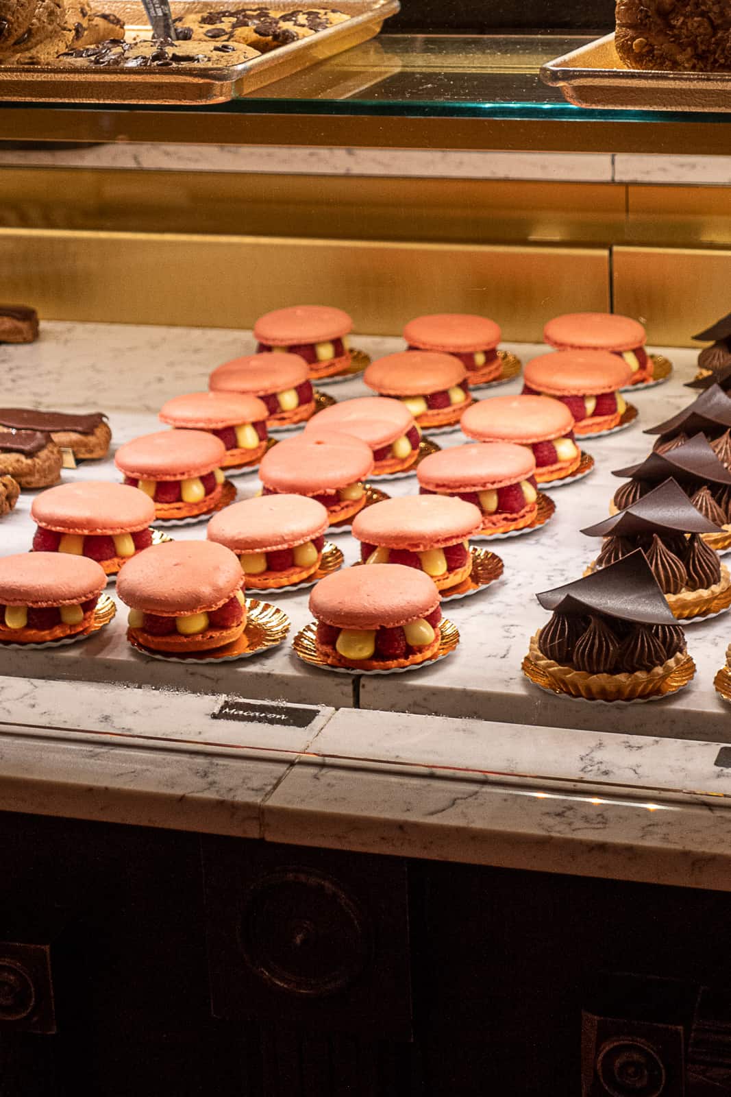 Strawberry Macaroons at Les Halles Restaurant in Epcot France Pavilion