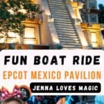 Disney World Epcot Boat Ride in Mexico Pavilion with Jenna Loves Magic logo