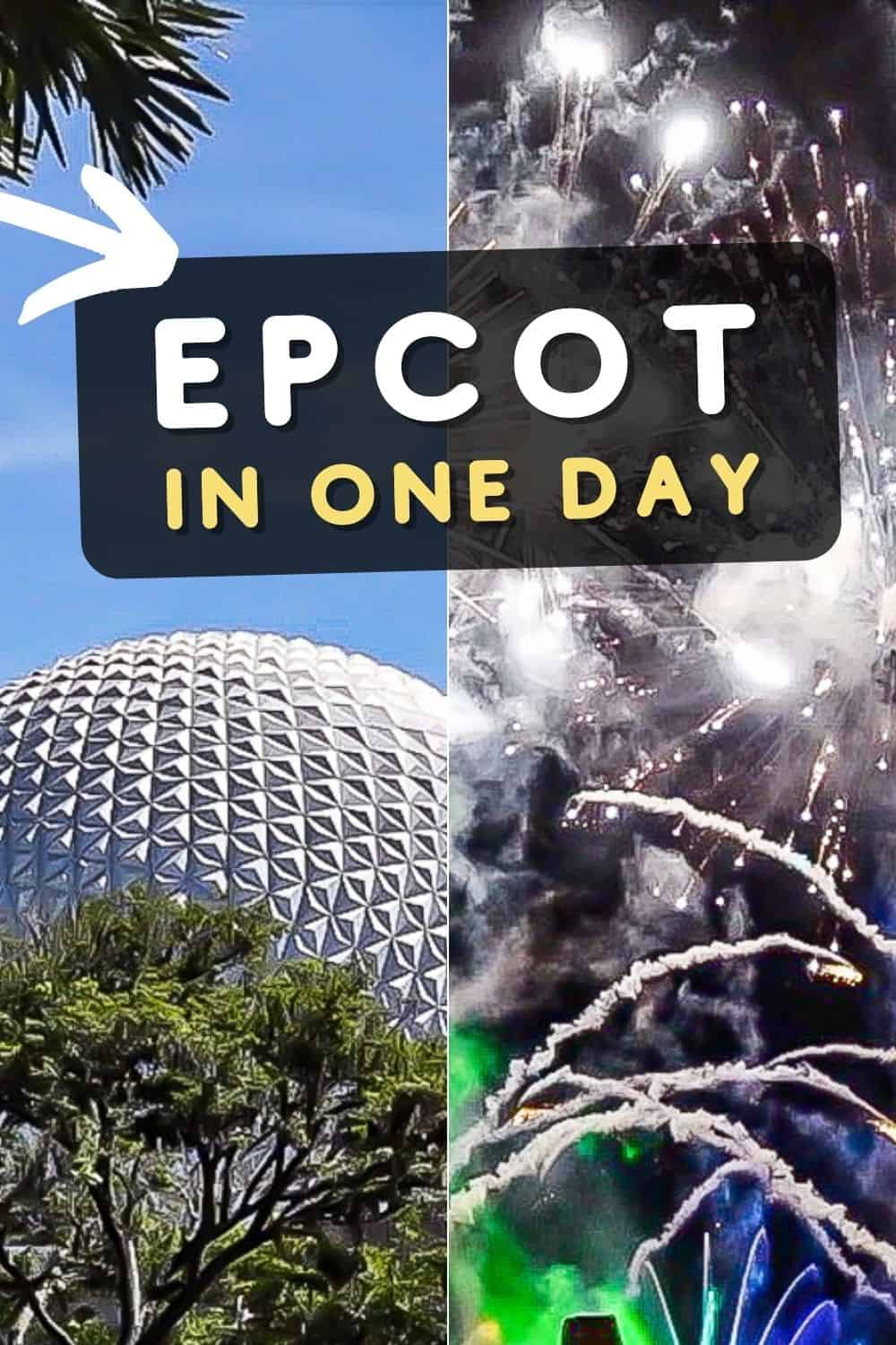 Epcot Ball and Fireworks