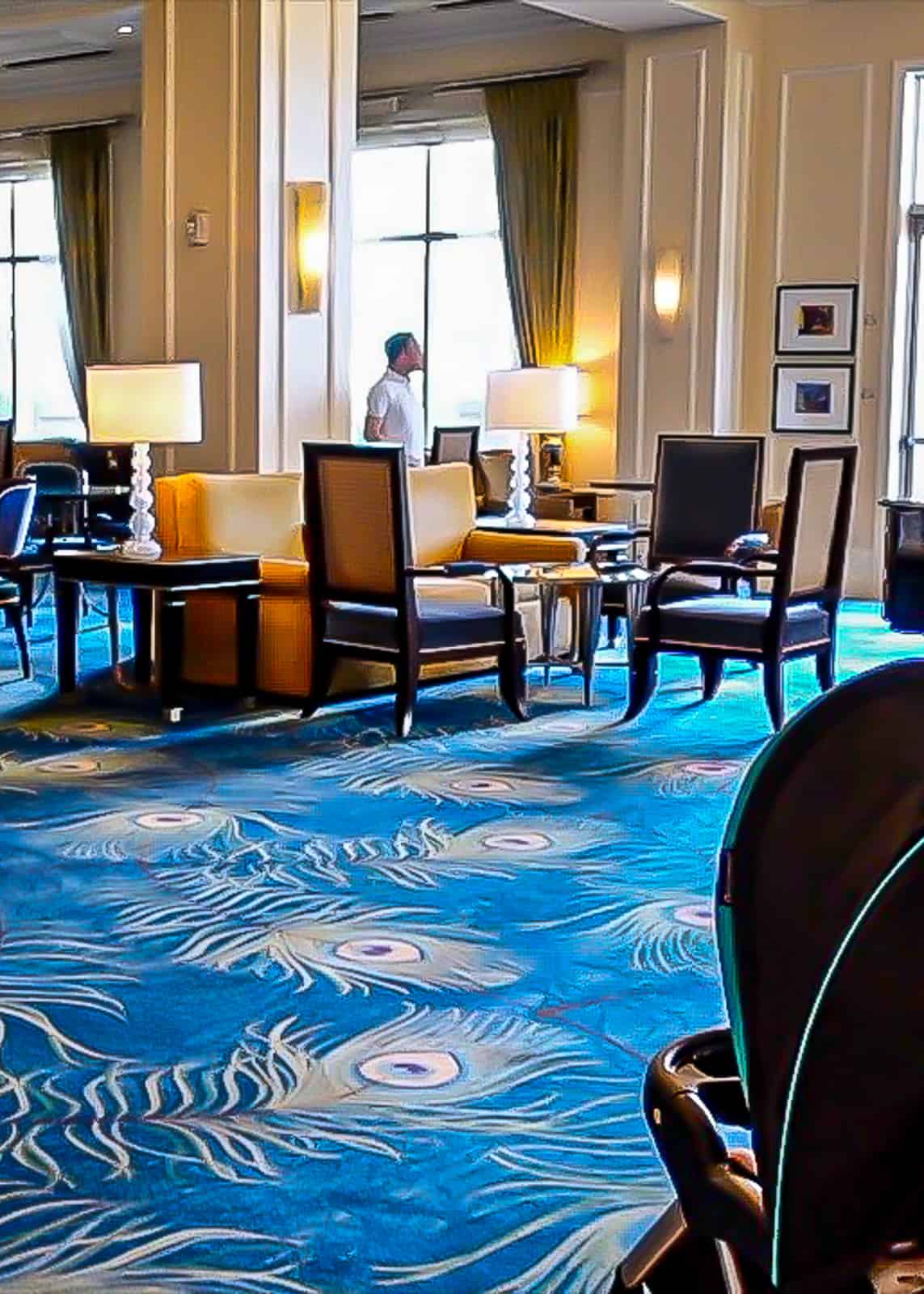 Inside Peacock Lounge Waldorf Astoria Orlando Restaurant