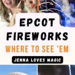 Locations where to see Epcot Fireworks with Jenna Loves Magic logo