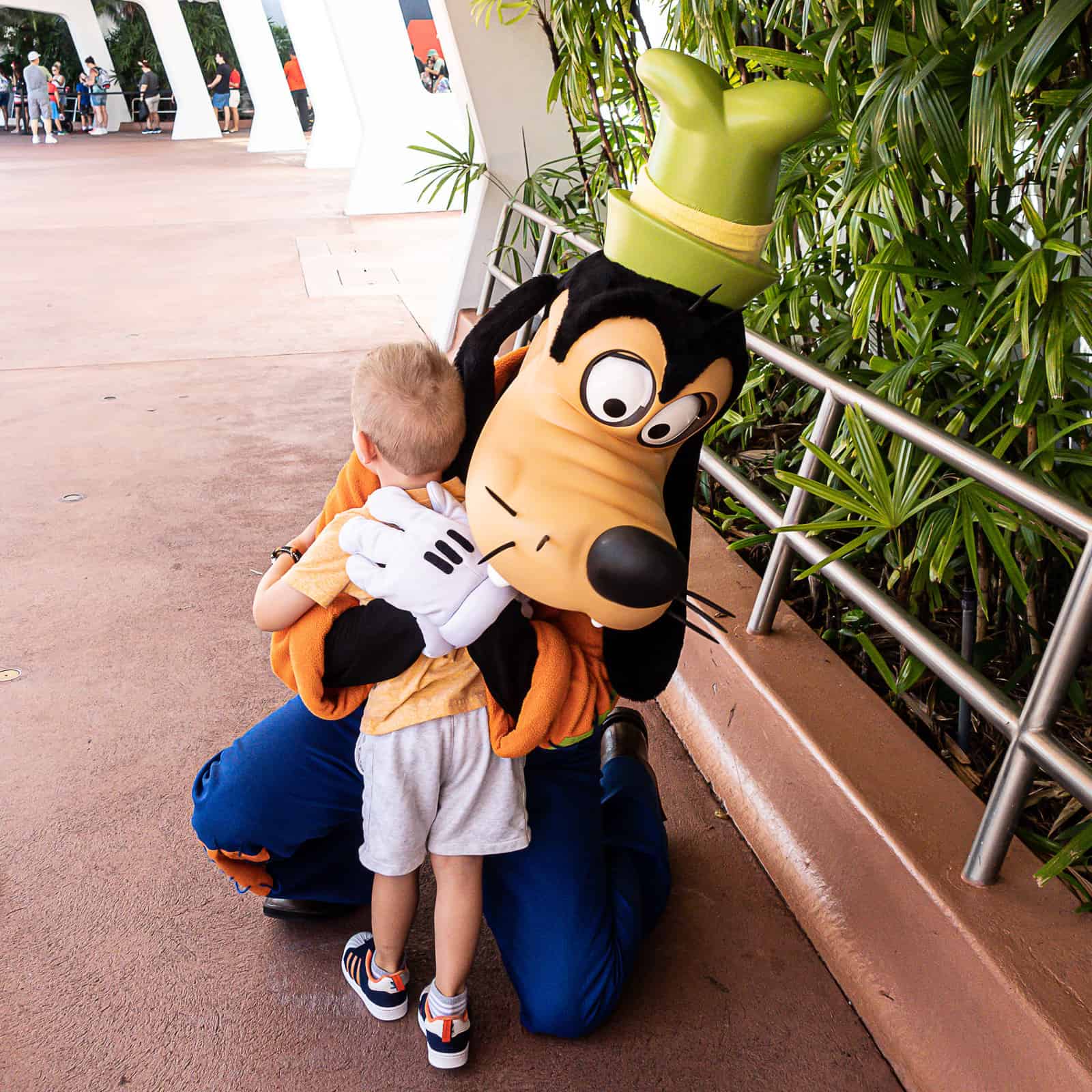 Meeting Goofy At Epcot Walt Disney World Exit