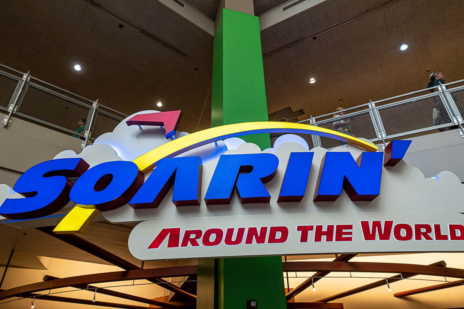 Soarin Around The World ride at Disney World in The Land Pavilion