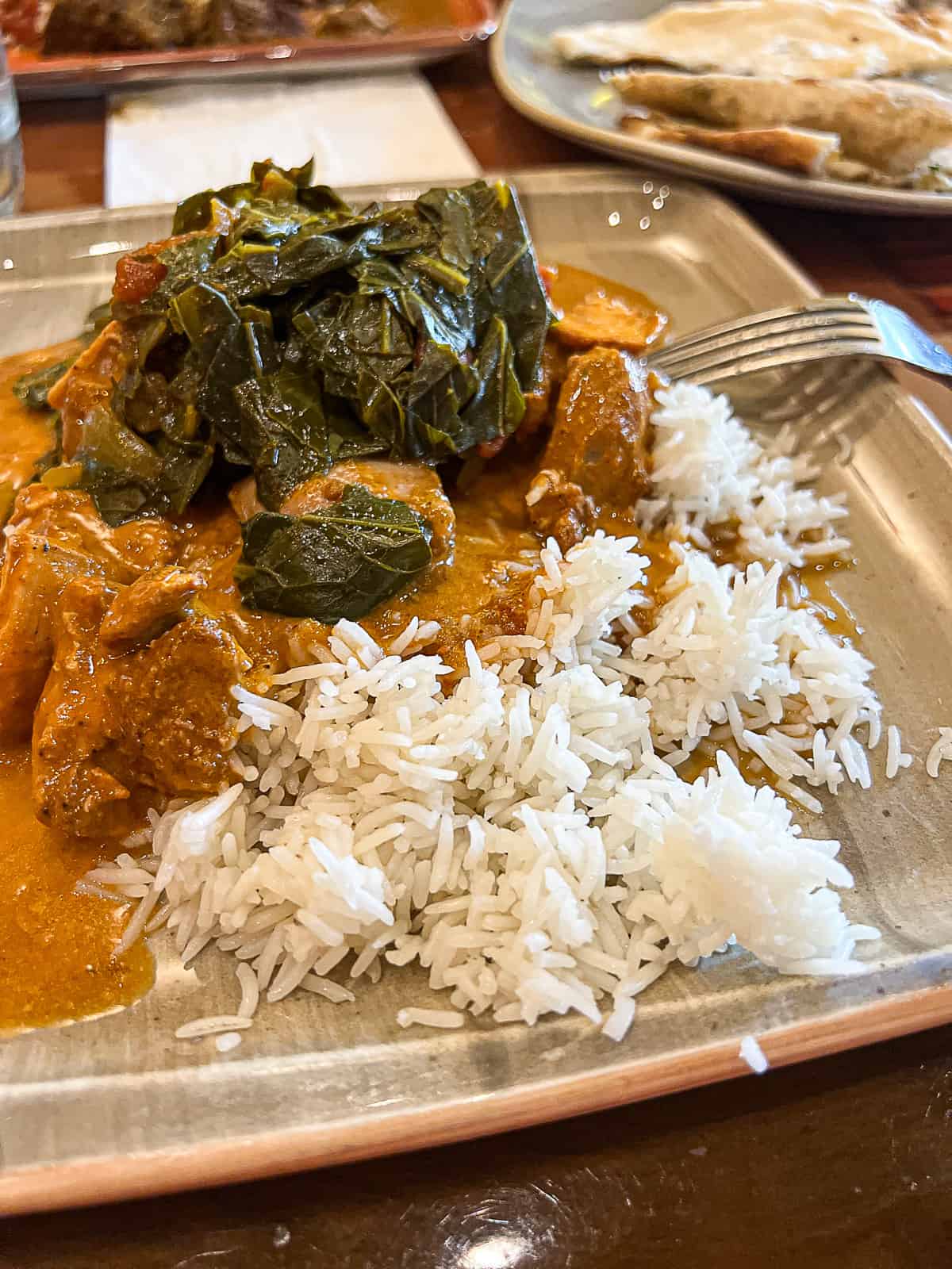 Butter Chicken Indian Lunch Menu Item at Sanaa Restaurant at Animal Kingdom Walt Disney World Resort
