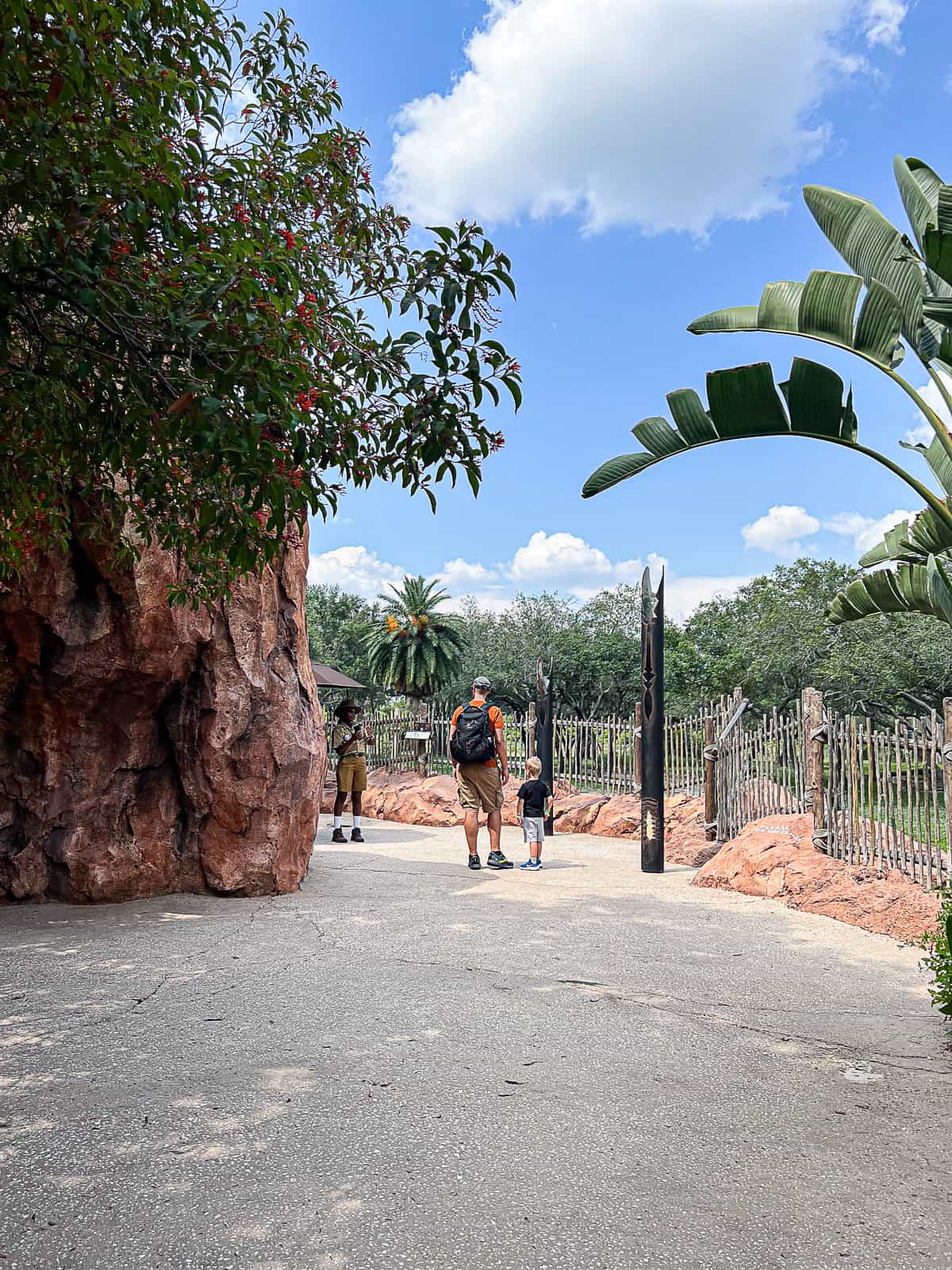 Disney Travel Blogger Walking To See Wildlife at Animal Kingdom Lodge