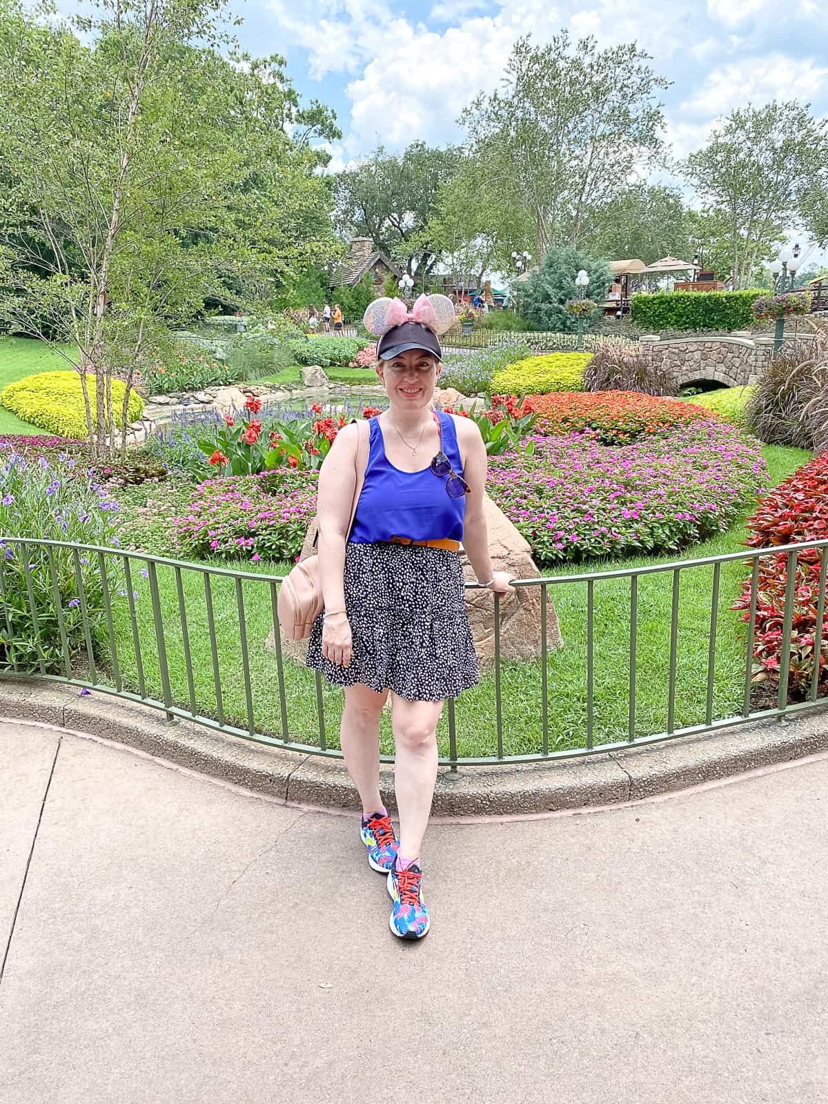 Disney World Travel Blogger Jenna Passaro in Canada Pavilion at Disney World Epcot Park