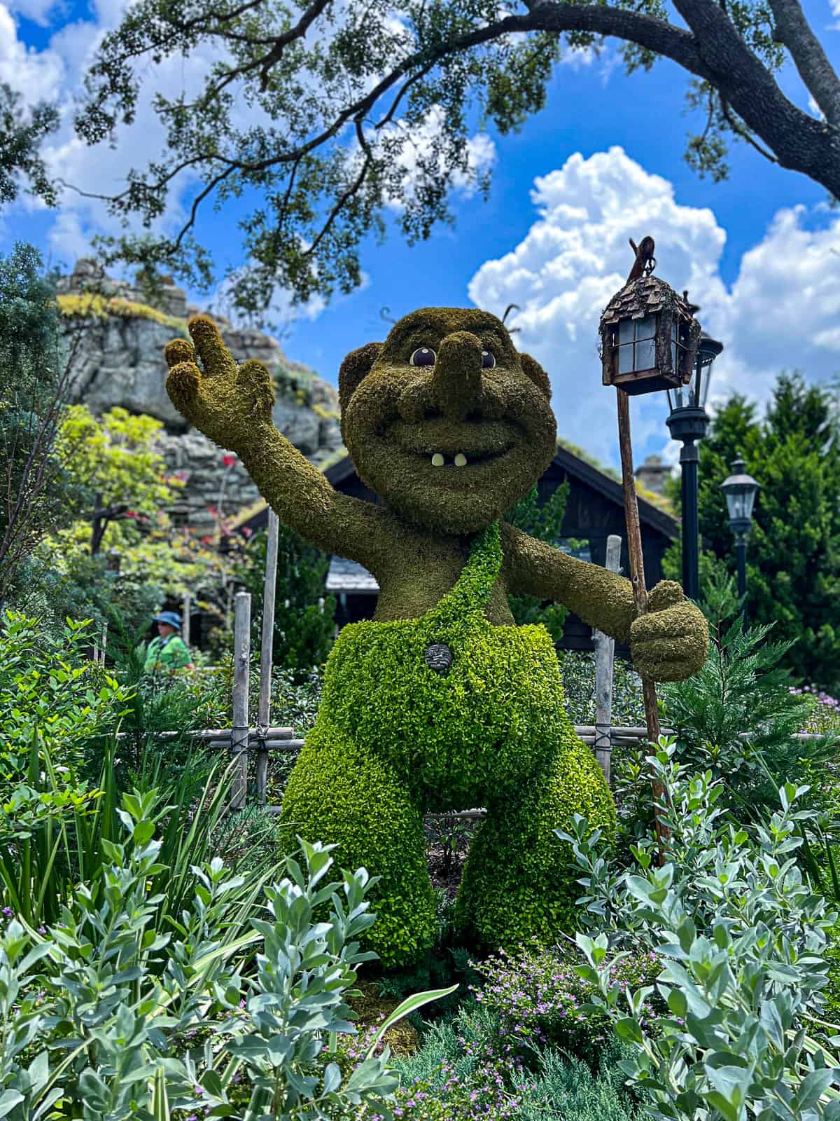 Gnome in Norway Pavilion Disney World Epcot Park