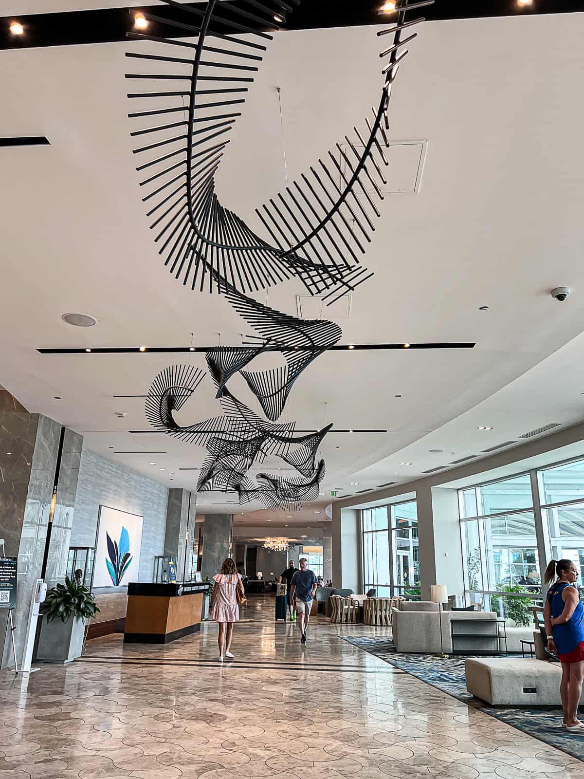 Lobby of Hilton Orlando Hotel at Destination Parkway 