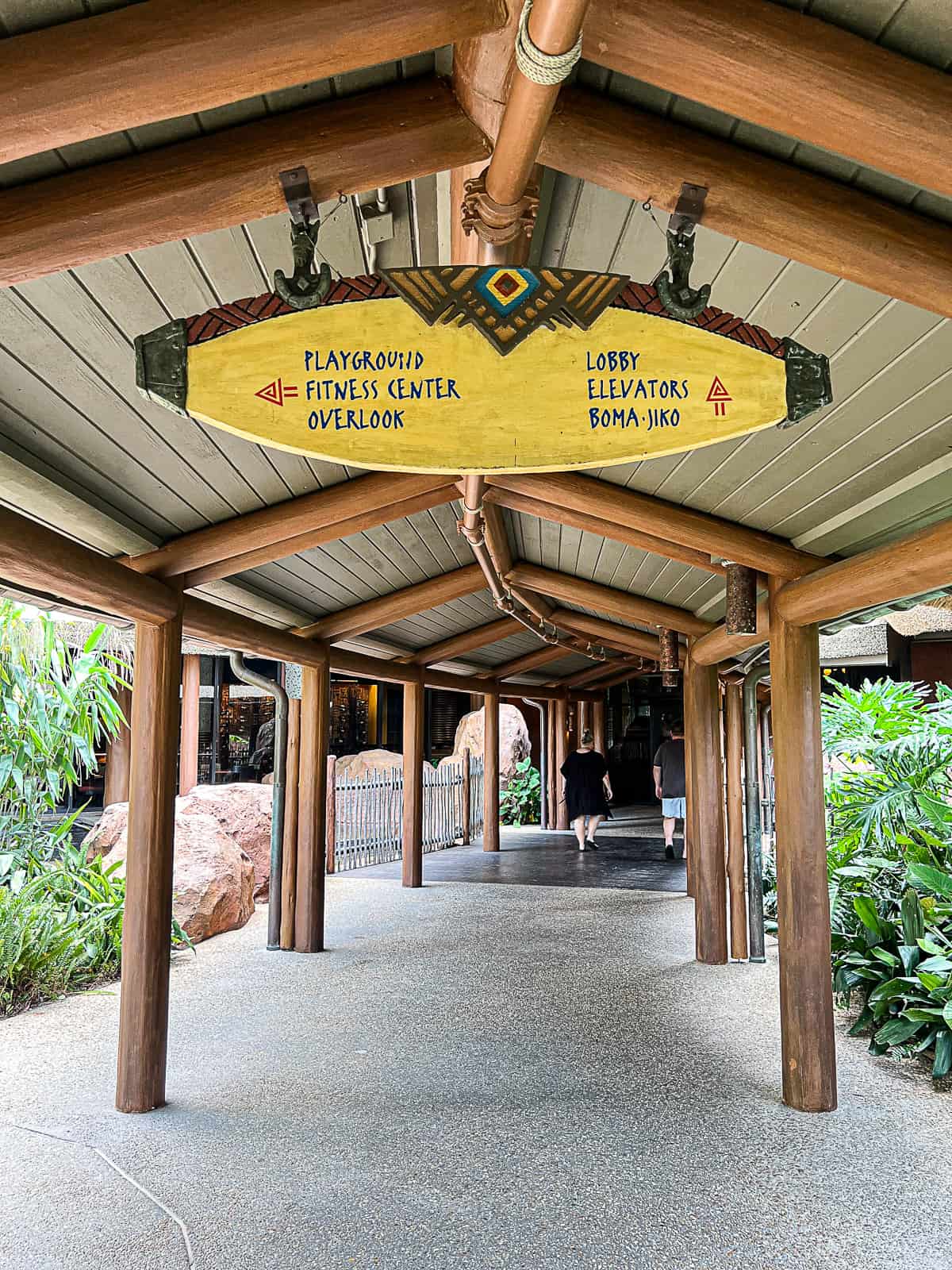 Map of Animal Kingdom Lodge Jambo House With Wildlife Overlook Walt Disney World