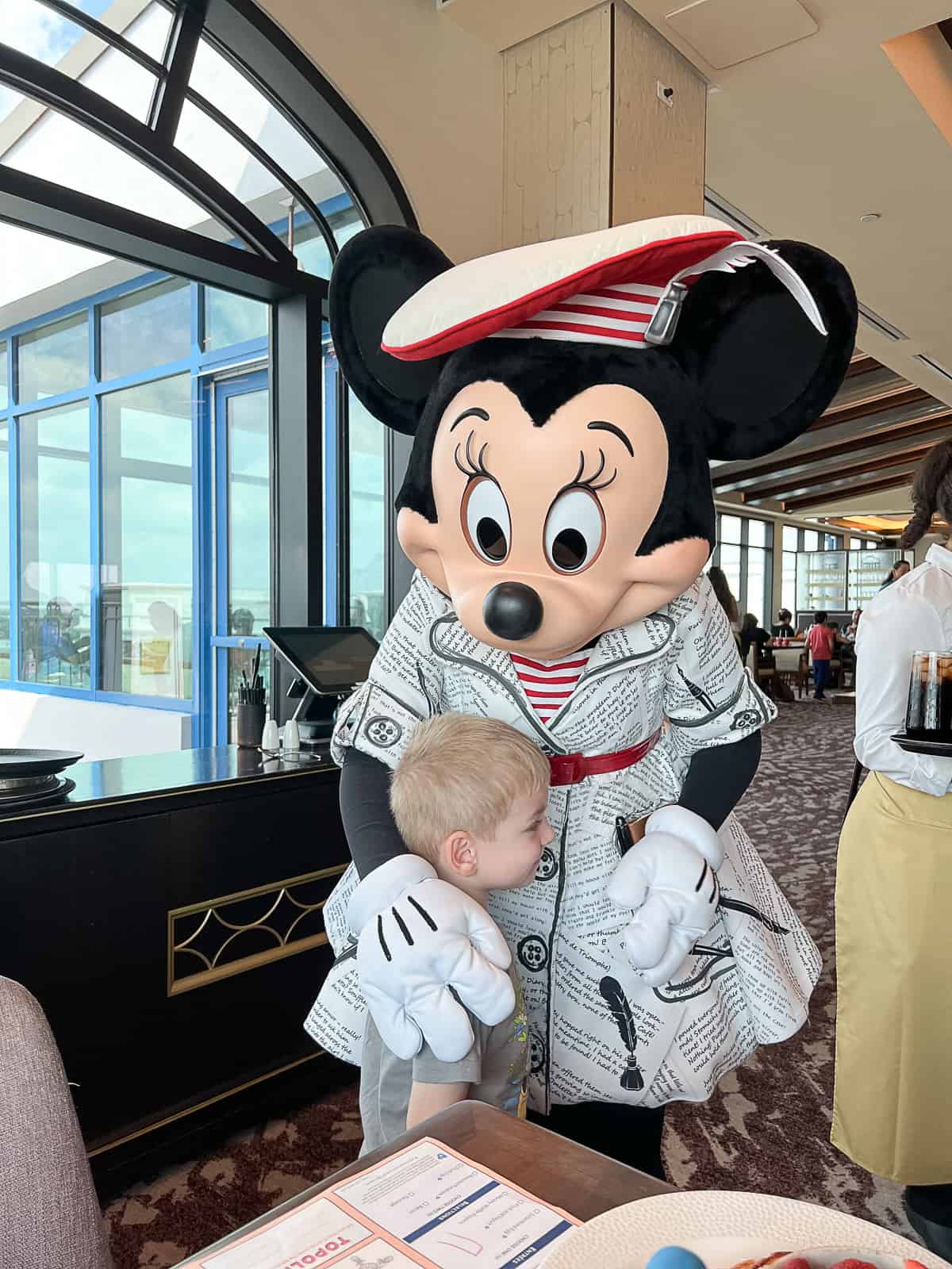 Minnie Mouse Character meet and greet at breakfast at Topolinos Terrace in the Riviera Resort