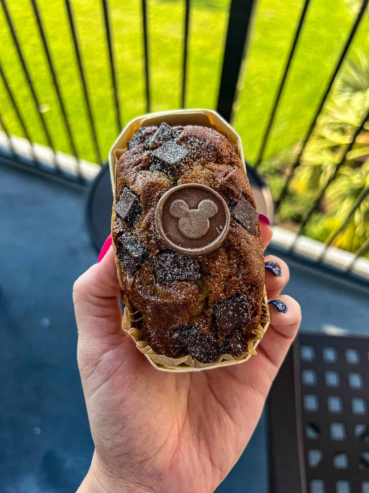 Pastry with Mickey Chocolate on it from Riviera Resort