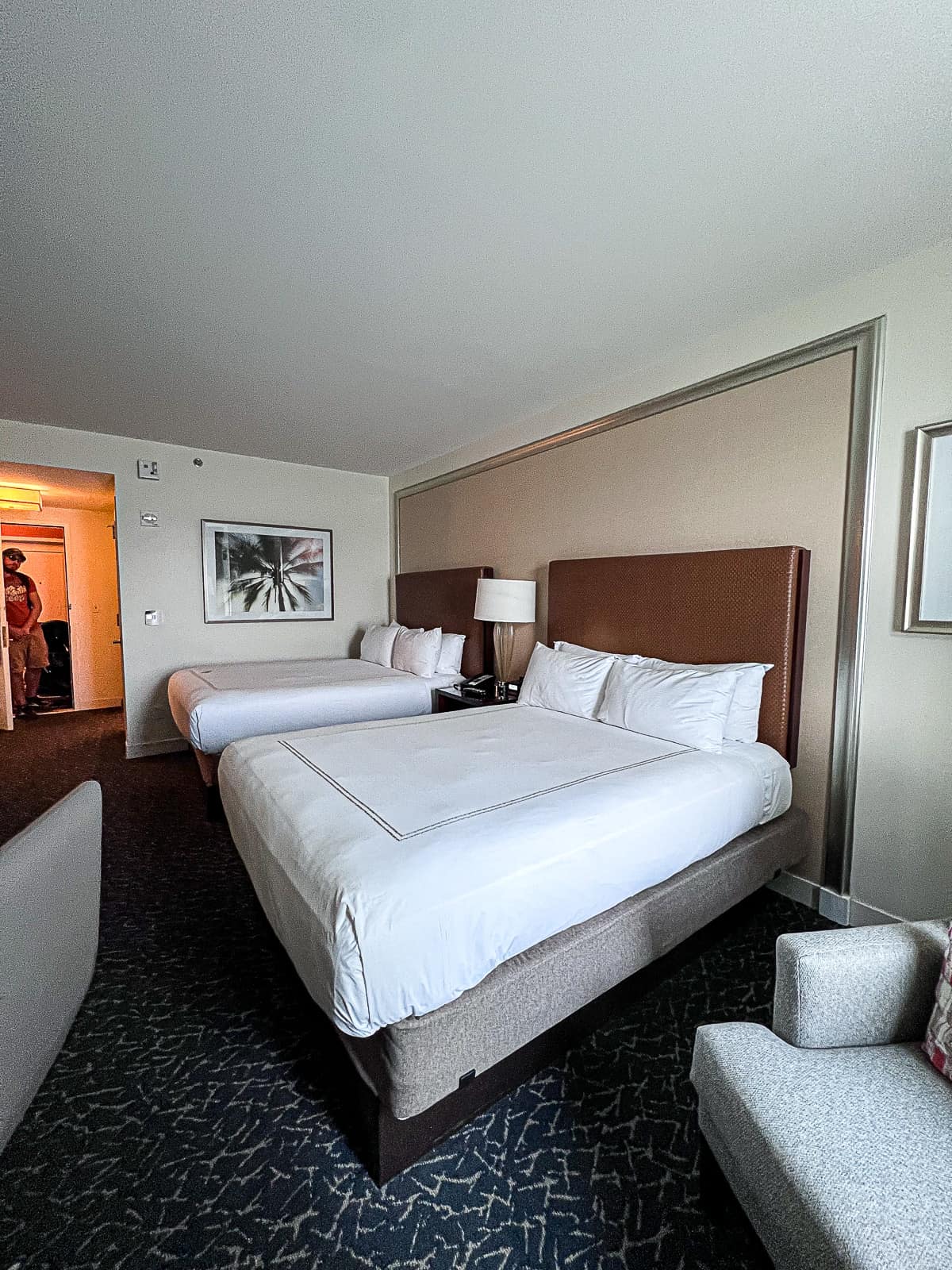 Queen Bedroom at Hilton Orlando 