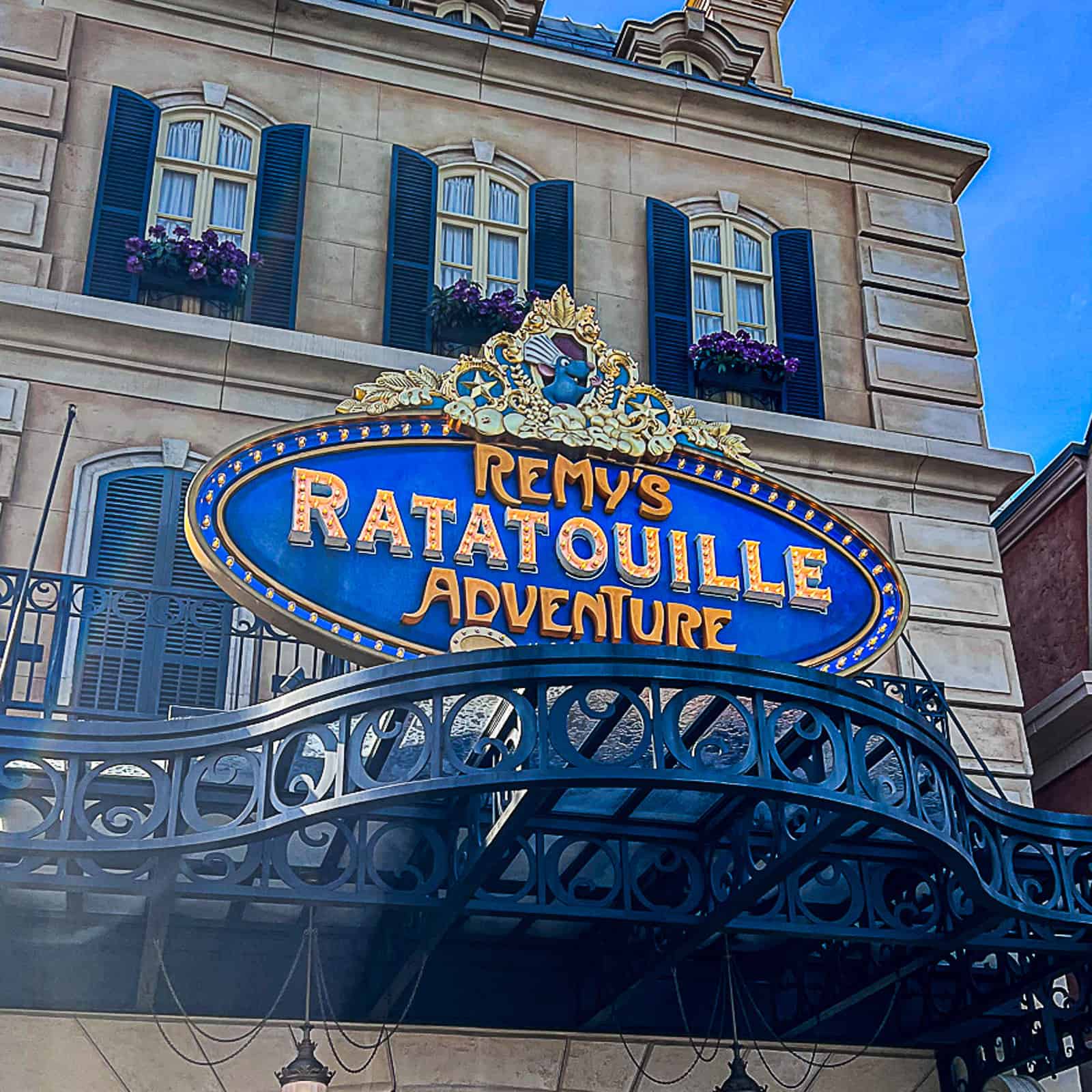 Remys Ratatouille Adventure non roller coaster ride in Epcot Park