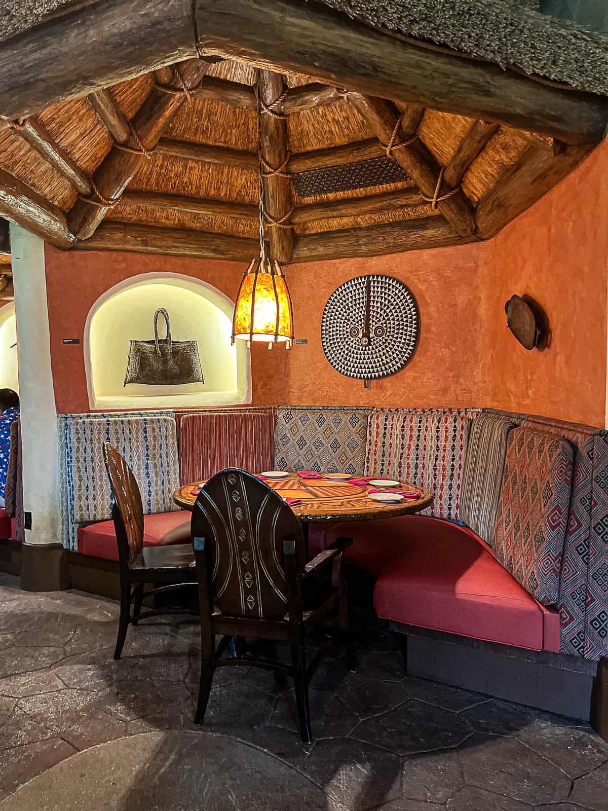 Sanaa Restaurant dining area at Animal Kingdom Lodge Resort at Walt Disney World
