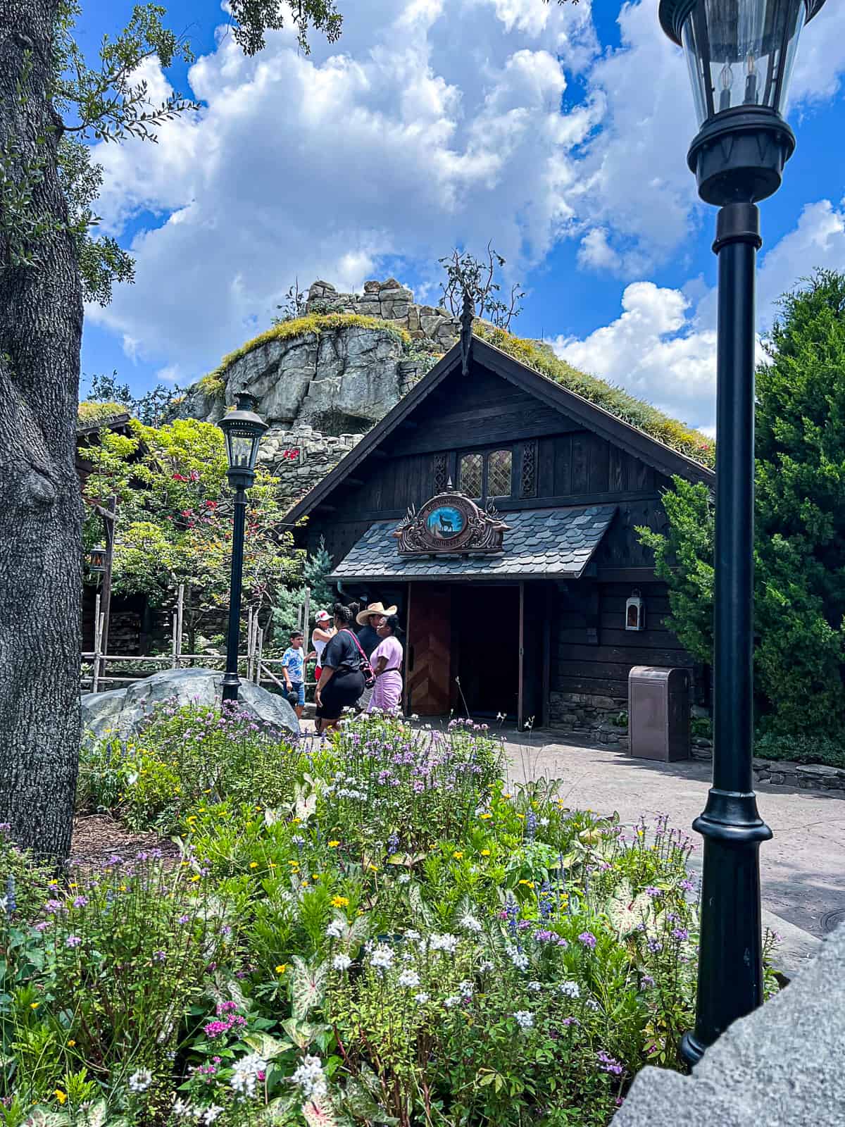 View of attractions at Norway Pavilion in Epcot Park at Disney World