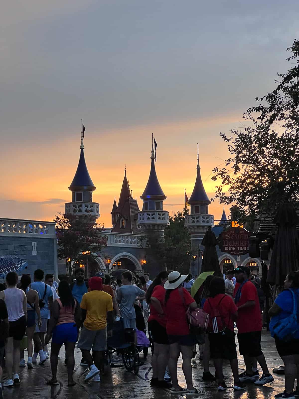 Walt Disney World Package example of crowds at Magic Kingdom Park in July