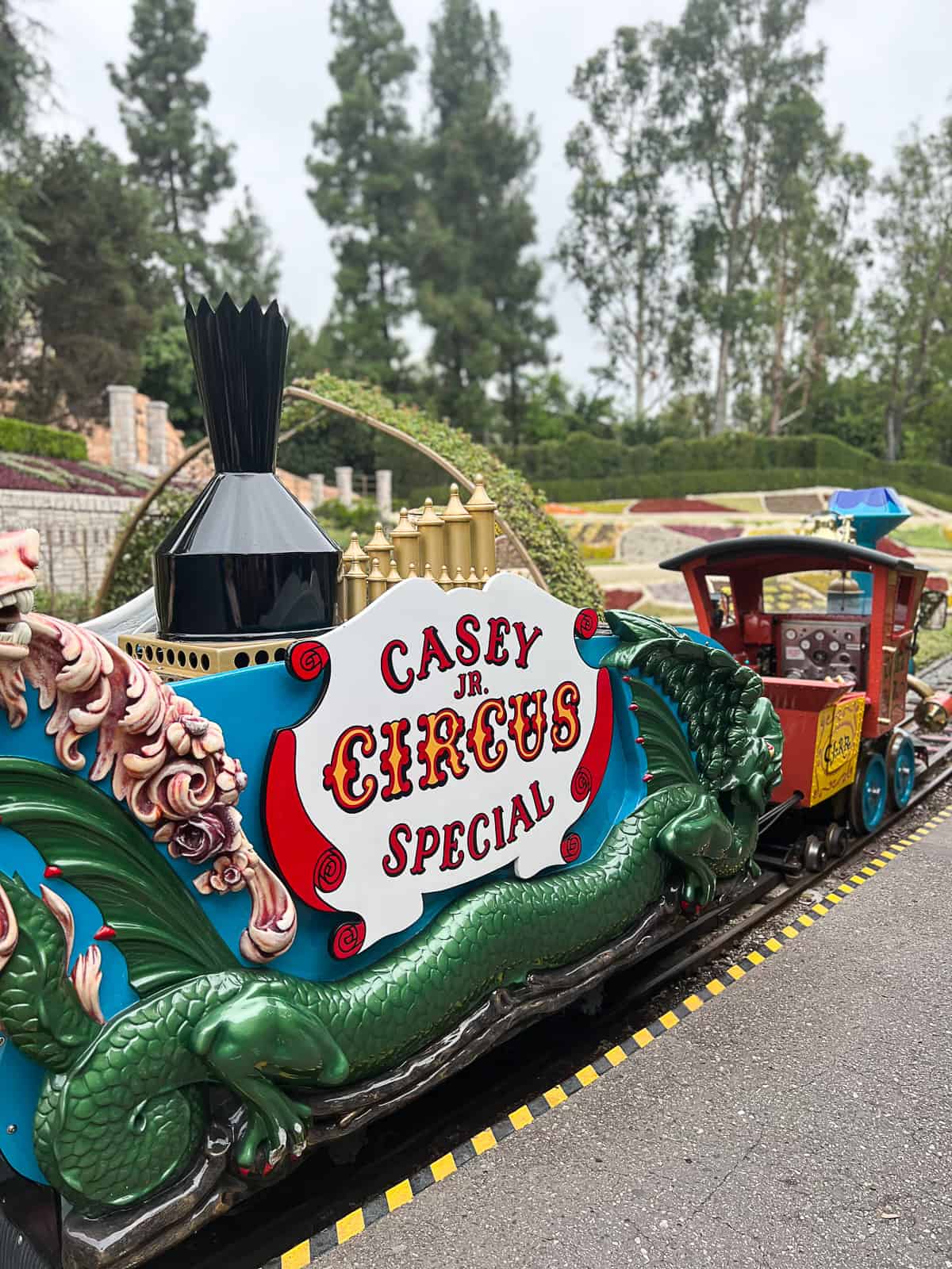 Casey JR train ride recommendation for a Disneyland itinerary 1 Day with kids plan