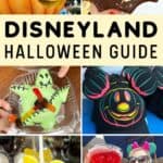 Disneyland Halloween Guide Collage of Food and Park Images with Jenna Loves Magic logo and text overlay