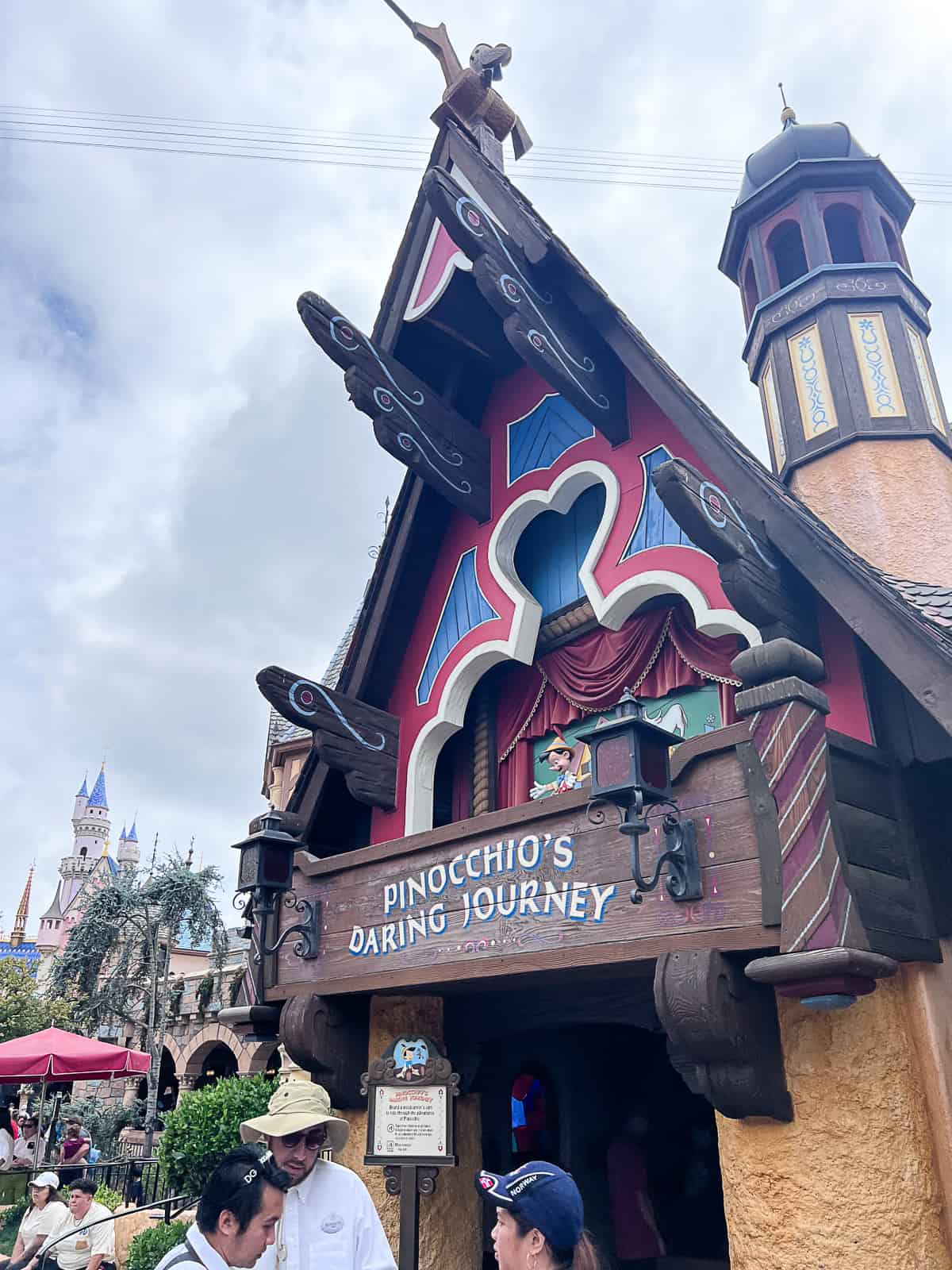 Disneyland itinerary 1 Day for kids attraction example Pinocchio's Daring Journey