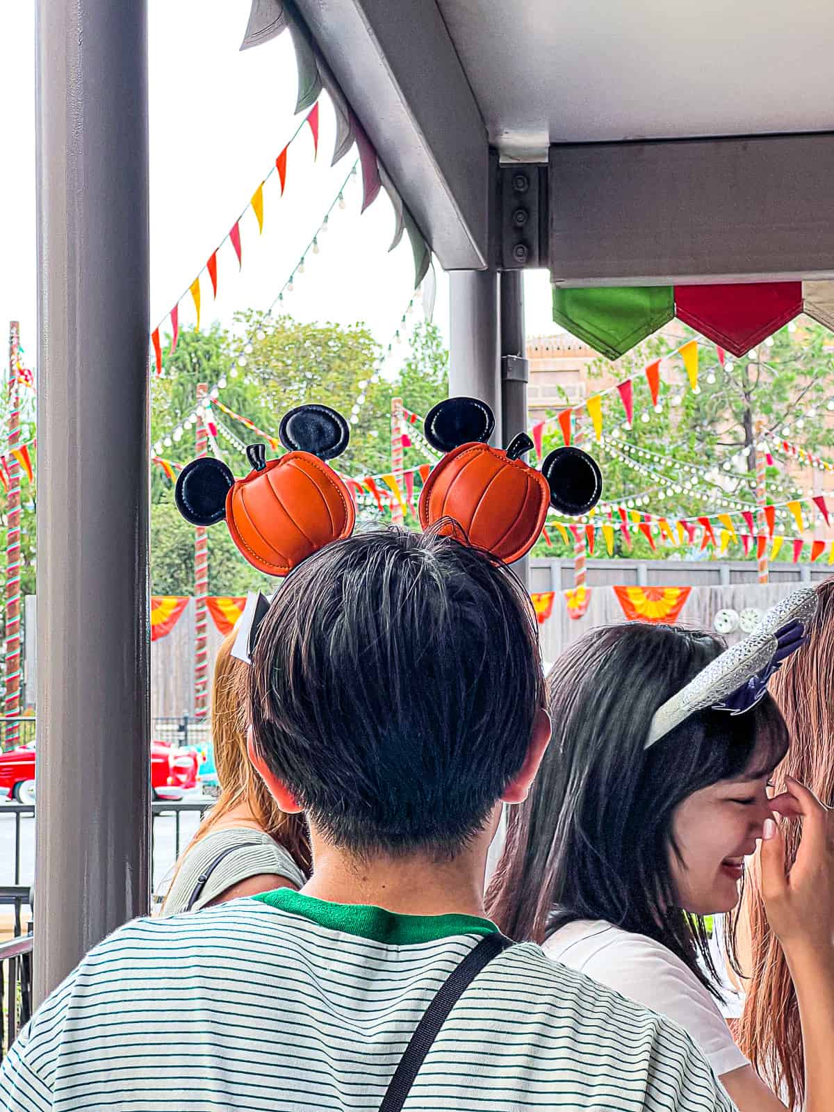 Halloween Mickey Ears seen at Disneyland