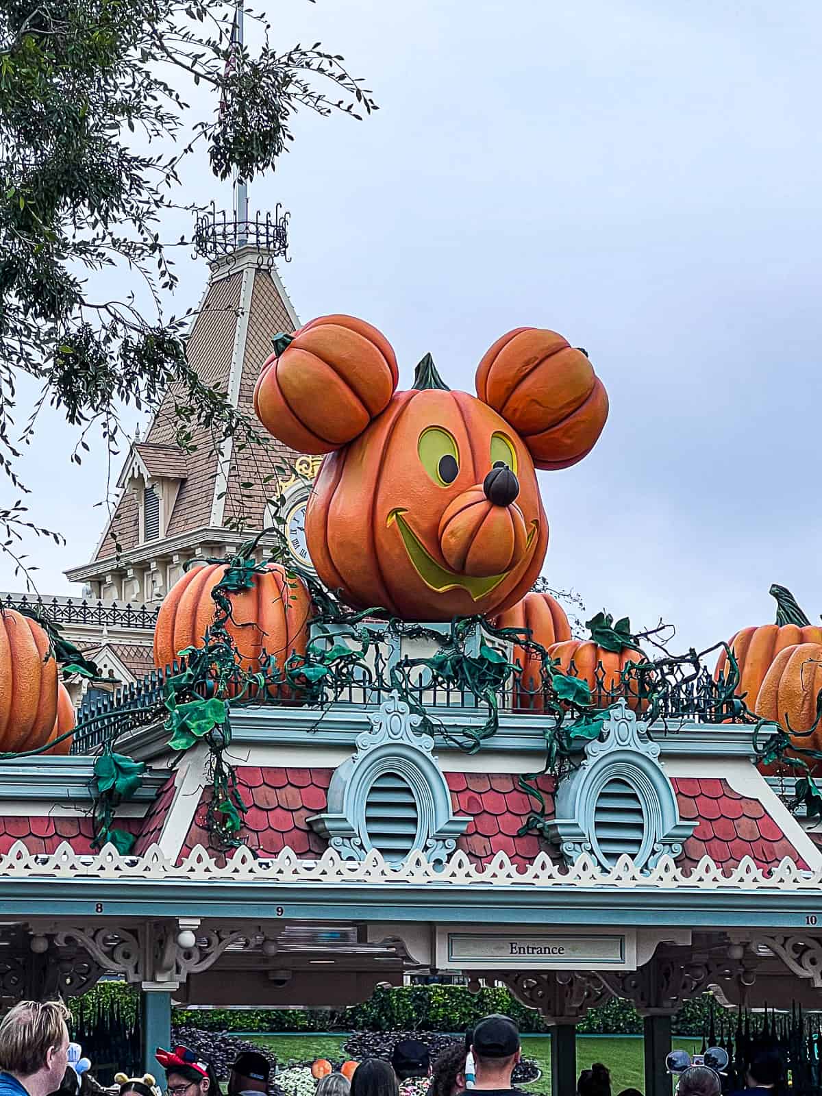 Mickey Halloween Decor at Disneyland