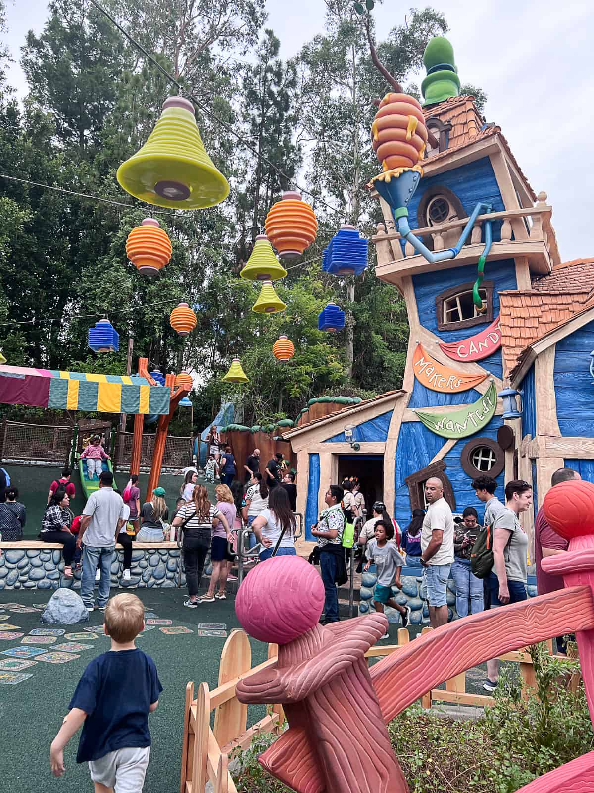 View of playground area at Mickey's Toontown in Disneyland